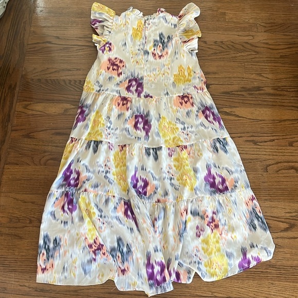 Pinch Color Splash Tiered Flare Dress Size S - Picture 3 of 10